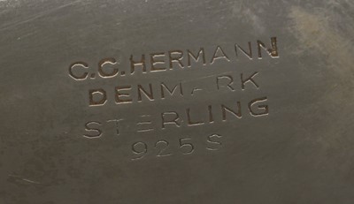 Lot 6 - A Danish sterling silver coffee service