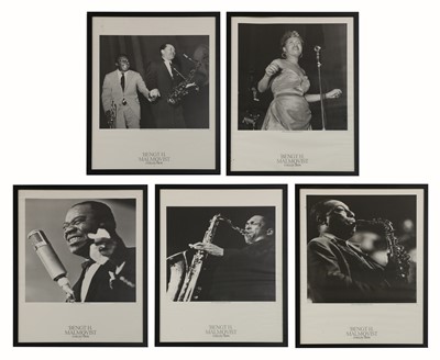 Lot 427 - Five Bengt H Malmqvist Collection Jazz posters