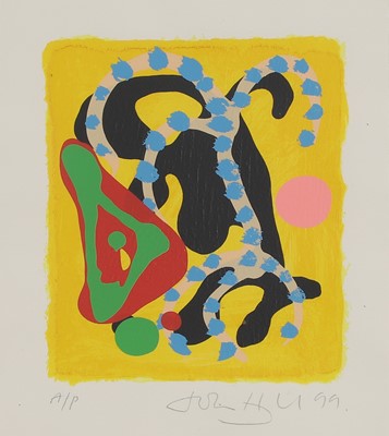 Lot 118 - John Hoyland RA (1934-2011)