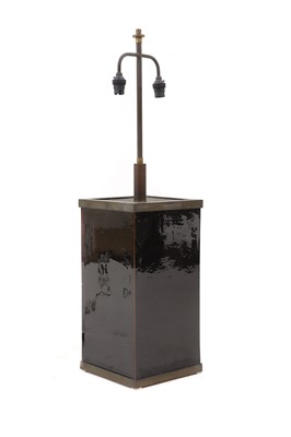 Lot 389 - An Italian ceramic table lamp