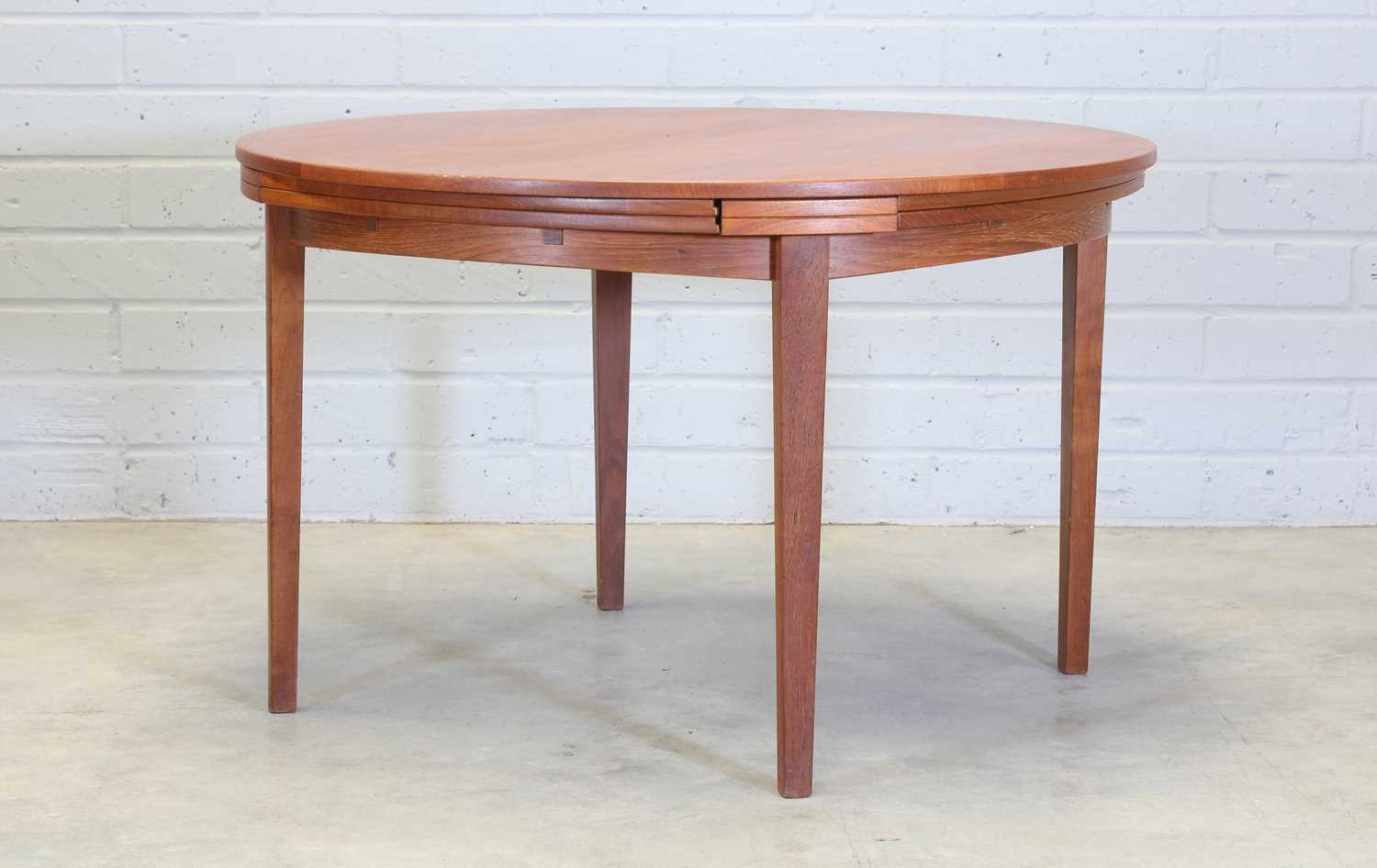 Lot 371 - A Danish teak 'Flip-Flap' table
