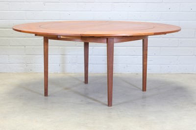 Lot 371 - A Danish teak 'Flip-Flap' table