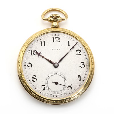 Lot 279 - An 18ct gold Rolex pocket watch