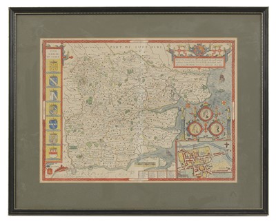 Lot 2 - SPEED, John- Two Maps: 1- Essex devided into Hundreds