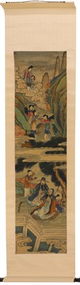 Lot 283 - A Chinese hanging scroll