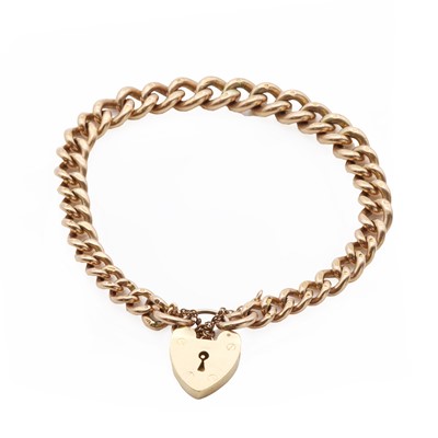 Lot 191 - A 9ct gold curb link bracelet