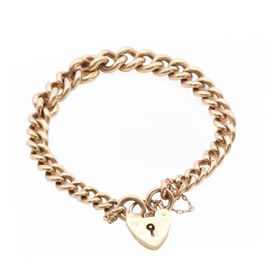 Lot 189 - A 9ct gold curb link bracelet