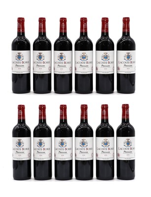 Lot 130 - Lacoste Borie, Pauillac, 2016 (12, in two OWCs)