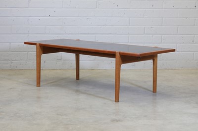 Lot 368 - A Danish reversible teak and oak 'Model JH-575' coffee table