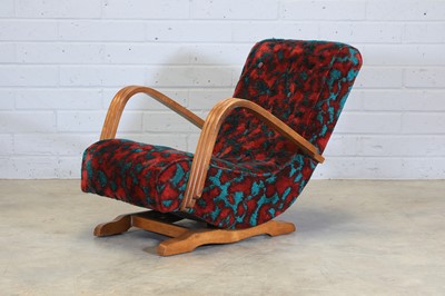 Lot 161 - An American Art Deco rocking armchair
