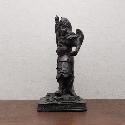 Lot 180 - A Japanese bronze okimono