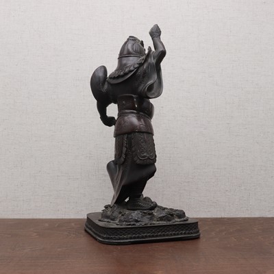 Lot 180 - A Japanese bronze okimono
