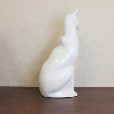 Lot 159 - A Japanese Tobeyaki porcelain okimono