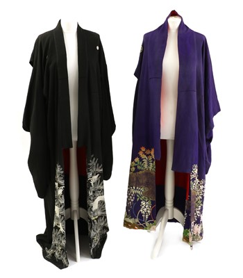 Lot 174 - Two silk kimonos