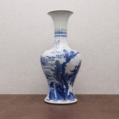 Lot 55 - A Chinese blue and white vase