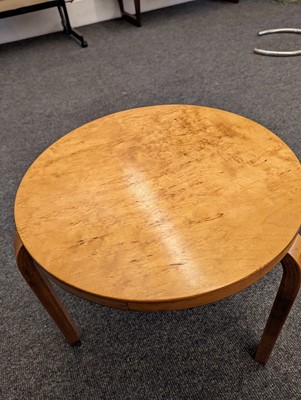 Lot 403 - A Finnish masur birch and bentwood side table