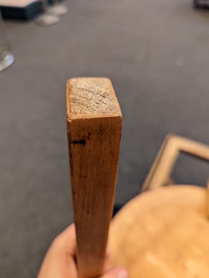 Lot 403 - A Finnish masur birch and bentwood side table