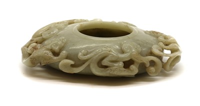 Lot 200 - A Chinese jade water pot