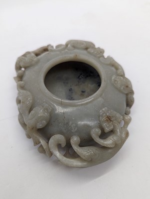 Lot 200 - A Chinese jade water pot