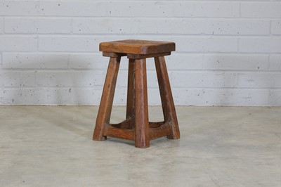 Lot 399 - A Swedish pine stool