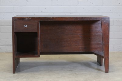 Lot 333 - A teak clerk's desk