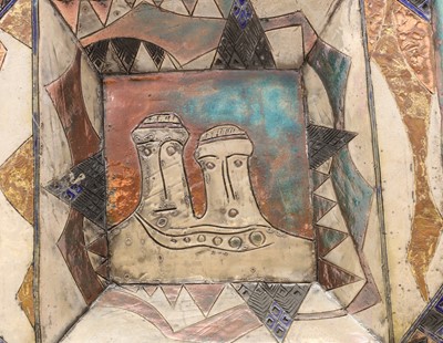 Lot 240 - Two ceramic plaques