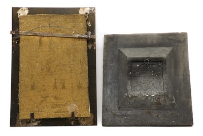 Lot 240 - Two ceramic plaques