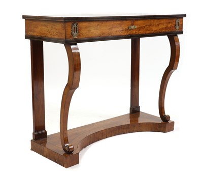 Lot 319 - A mahogany console table
