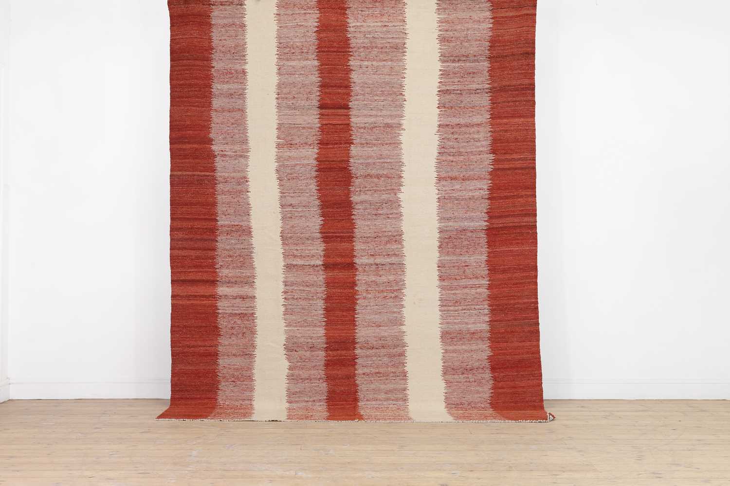Lot 138 - A flat-weave wool rug