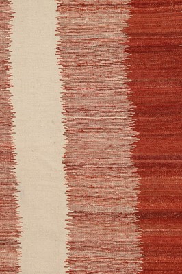 Lot 138 - A flat-weave wool rug