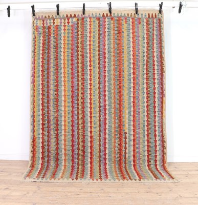Lot 212 - A flat weave kilim carpet