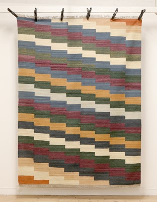 Lot 531 - A contemporary flat-weave rug