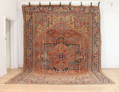Lot 539 - A Heriz carpet