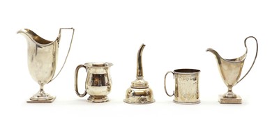 Lot 62 - A group of silver items