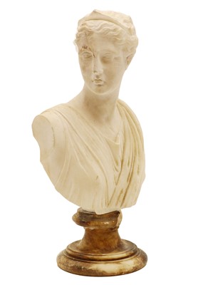 Lot 176 - A marble bust of a Roman lady