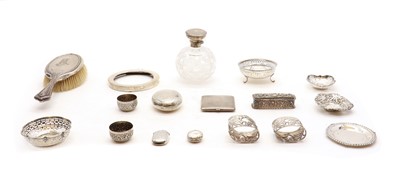 Lot 54 - A group of silver items