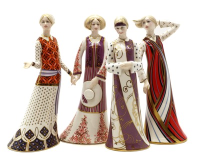 Lot 233 - A collection of Royal Crown Derby figures