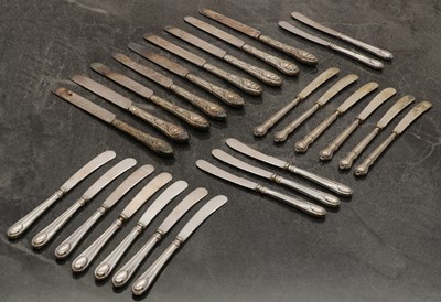 Lot 30 - A collection of silver flatware
