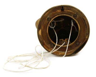 Lot 212 - A wall-mounted brass bulldog head