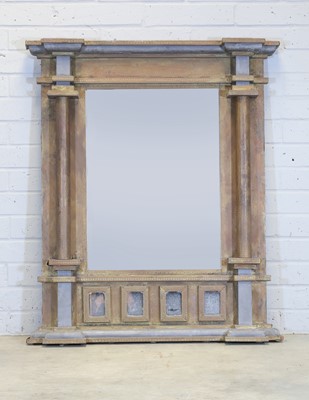 Lot 277 - A large overmantel mirror