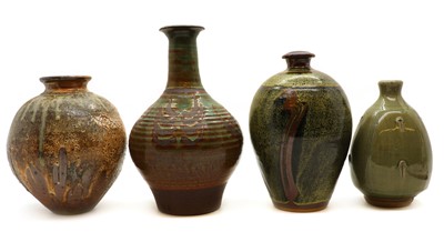 Lot 101 - A group of studio pottery vases