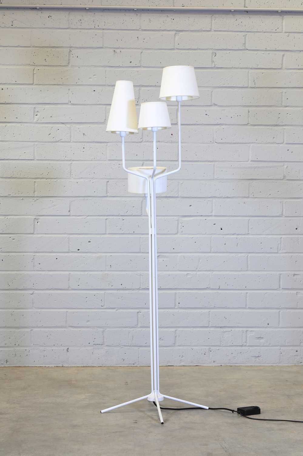 Lot 485 - A contemporary 'Tria' four-branch floor lamp