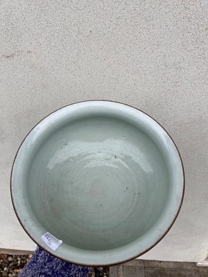 Lot 161 - A Chinese blue and white incense burner