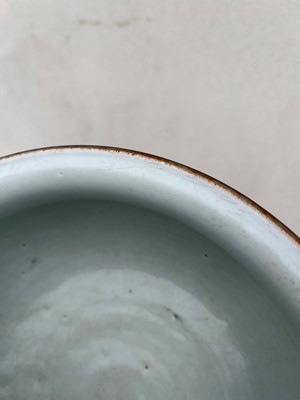 Lot 161 - A Chinese blue and white incense burner