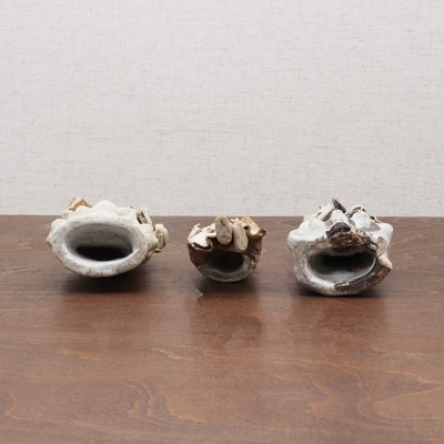 Lot 38 - Three Chinese Hutian ware Daoist figures
