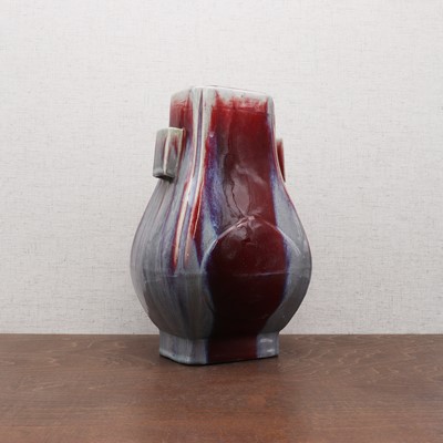 Lot 156 - A Chinese flambé-glazed vase