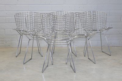 Lot 486 - Six chrome 'Model 420C' chairs