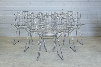 Lot 487 - Six chrome 'Model 420C' chairs