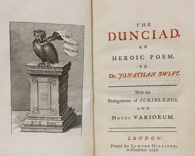 Lot 339 - POPE, A: 1- THE DUNCIAD.