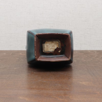 Lot 158 - A Chinese Yixing Jun-type hu vase